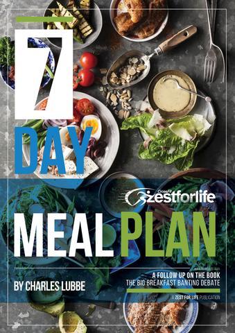 E/Book Zest 7 Day Meal Plan