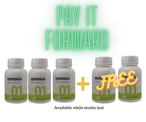 Pay it forward: Moringa Buy 3 get 2 free